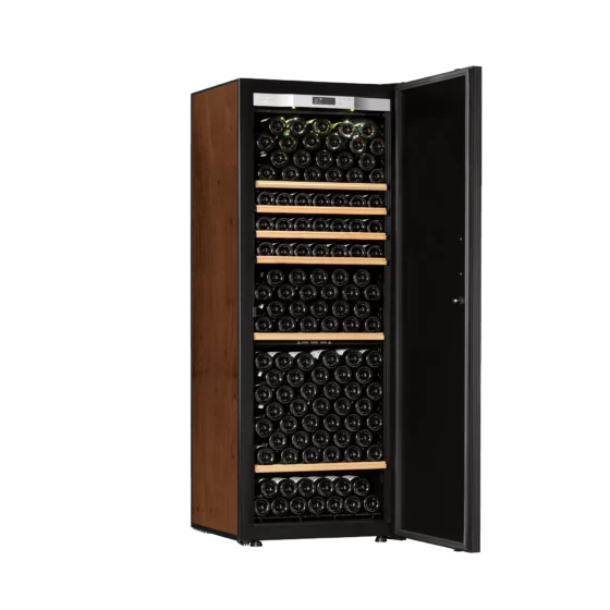 Design wine cellar big capacity free-standing tobacco with handle and solid door