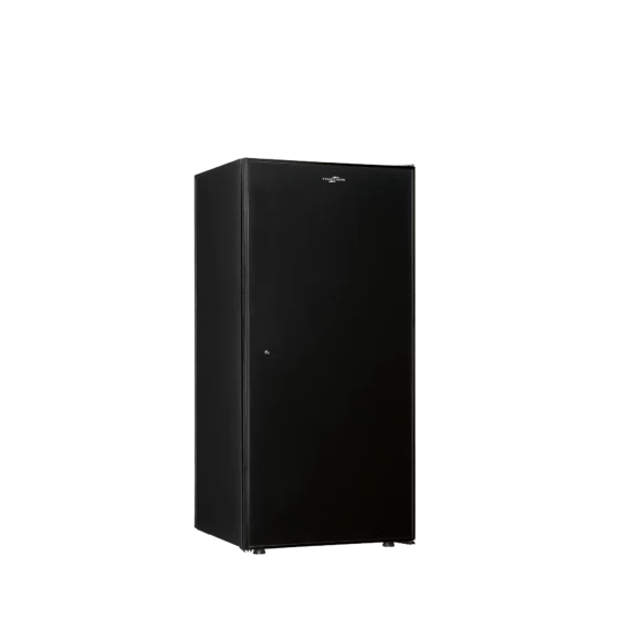 Wine fridge medium capacity black with solid door